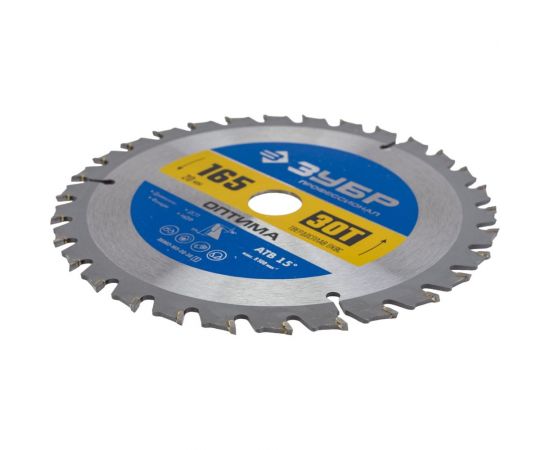 Диск пильный по дереву Оптима (165x20 мм; 30T) Зубр 36903-165-20-30_z01 – изображение 4