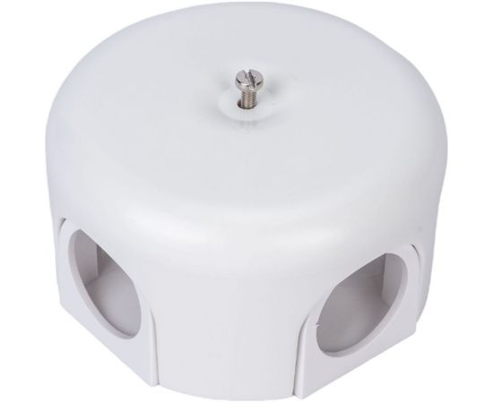 Распределительная коробка Bironi 78мм, пластик, цвет белый (4 кабельных ввода в комплекте) B1-521-21-K – изображение 3