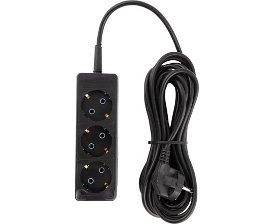 Удлинитель Engy Гранд 7 метров, 3 розетки, с заземлением черный 186740 – изображение 2