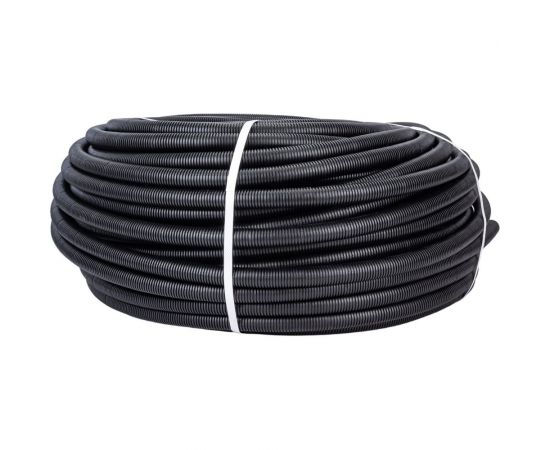 Гофрированная труба ПНД ZITEG D25мм (25/21) цвет черный, 100м. 7930108870928 – изображение 2