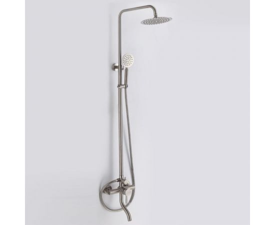 Душевая стойка со смесителем для ванны OLIVES balear нержавеющая сталь 13511BL – изображение 2
