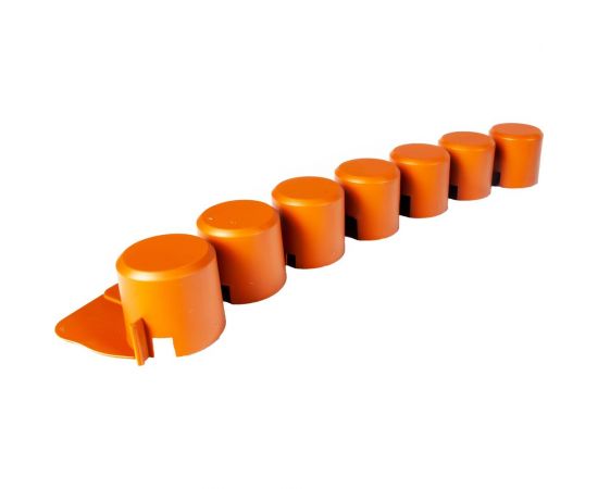 Бордюр для сада 4,05м, 8штук терракотовый Prosperplast Palisada IPAL7-R624 