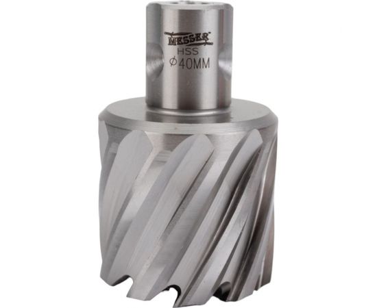 Сверло корончатое по металлу HSS (40х30 мм) MESSER 19-30-040 