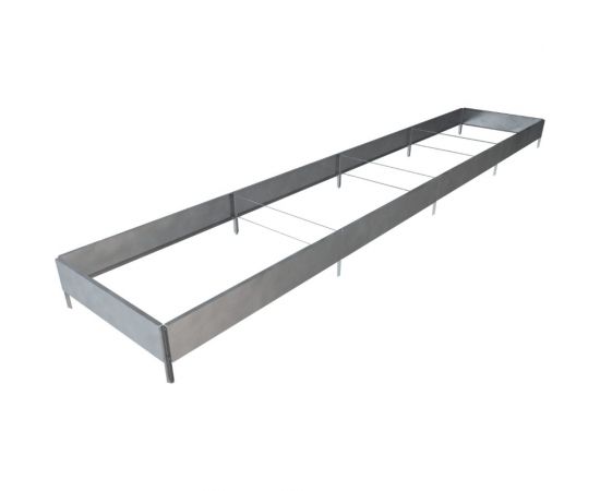 Готовая грядка Delta-Park GX 0.7х3.8 м, серебристая 30020GX_70370Zn 