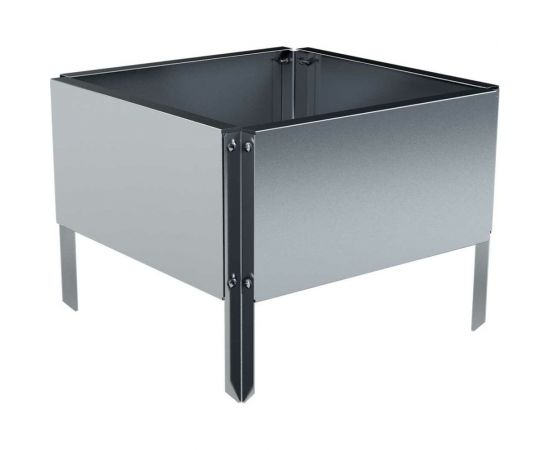 Готовая оцинкованная грядка Delta-Park GX 0.32x0.32 м, серебристая 30020GX_3232Zn 