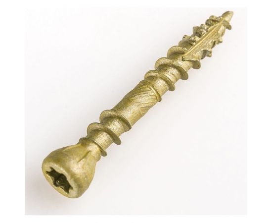 Усиленный саморез с антикоррозионным покрытием для террасной доски ЕВРОПАРТНЕР 5.0x40/18, TX-25 + бита, 125 шт. B3 0079 