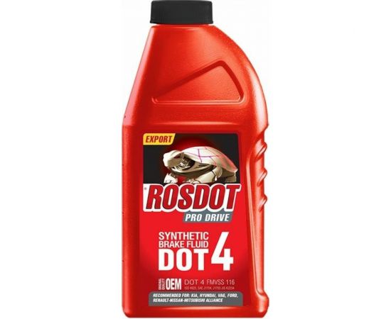 Тормозная жидкость ROSDOT РосДот-4 Тосол Синтез PRO DRIVE 430110011 – изображение 2