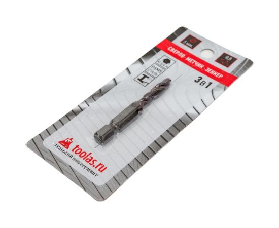 Метчик/сверло/зенкер 3 в 1 TOOLAS М5x0,8 00013152 – изображение 3