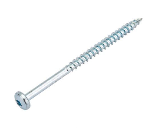 Универсальный шуруп ЕВРОПАРТНЕР multi, полукруглая головка, tx15, zn, 4,0x60 мм, 15 шт. Т6 0142 7 – изображение 5