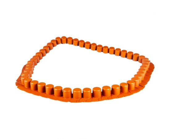 Бордюр для сада 4,05м, 8штук терракотовый Prosperplast Palisada IPAL7-R624 – изображение 2