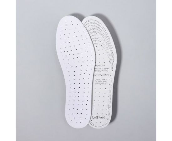 Дышащие универсальные стельки ONLITOP размер 36-47, белый 742172 – изображение 4
