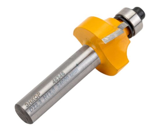 Фреза кромочная калевочная (22.3х12.5 мм; R4.8 мм; хвостовик 8 мм) Энкор 46246 – изображение 4