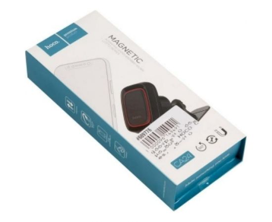 Автомобильный держатель для смартфона Hoco CA24, торпедо, магнитный, черный 6957531065593 – изображение 3