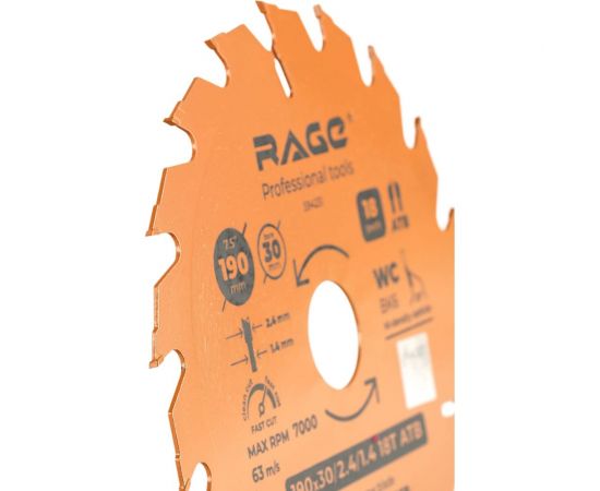 Диск пильный Universal 254 мм (10”), Z48, посадка 30+25.4/20/16 мм rage by VIRA 594238 – изображение 4