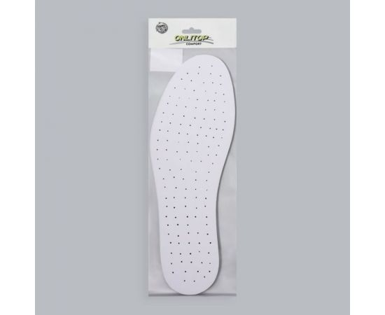 Дышащие универсальные стельки ONLITOP размер 36-47, белый 742172 – изображение 2