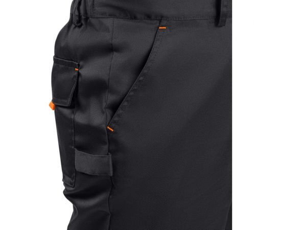 Мужской костюм ТЕХНОСЭЙФ ЕНИСЕЙ черный/оранжевый, р. 104-108/170-176 4687203157654 – изображение 3