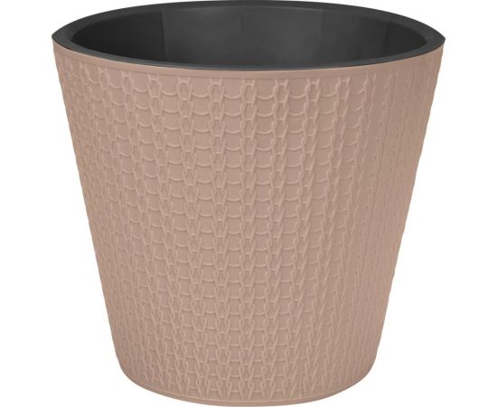 Горшок для цветов Idiland Velvet D 200 мм, 4 л, бежевый 221602927/01 