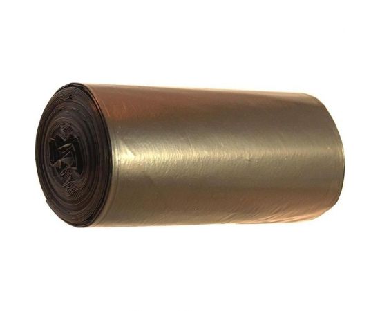 Мешки для мусора ПВД (160 л, 55 мкм, 10 шт, черные, 80x100 см) ООО Комус 485194 