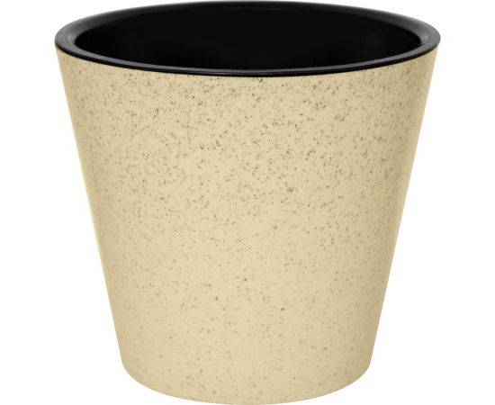 Горшок для цветов Idiland Pepper D 230 мм, 5 л, с дренажной вставкой, светло-бежевый 221606625/01 