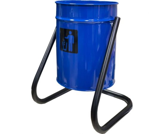 Уличная урна ПРОФМЕТСТИЛЬ синяя Арт 399 