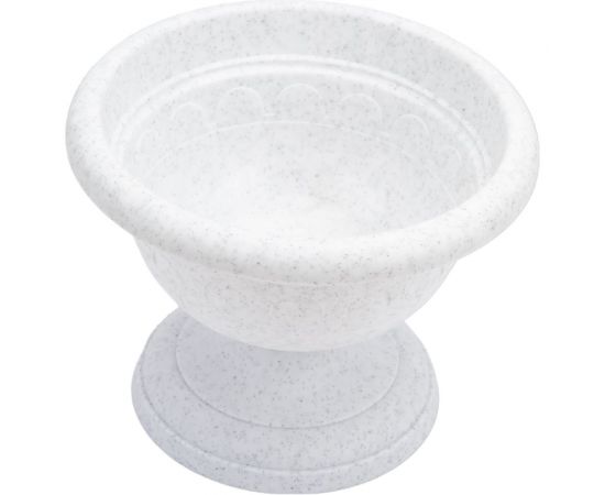 Низкий вазон Martika Колывань 0.6 л, диаметр 14 см, мрамор С142М – изображение 5