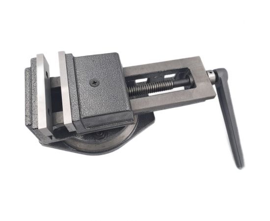 Станочные тиски TORNERI с открытым винтом поворотные L губок 136 мм, серия QB136 045768 – изображение 2