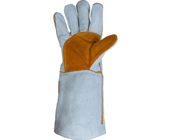 Удлиненные краги сварщика с подкладкой Jeta Safety 40 см JWK1401-XL – изображение 4