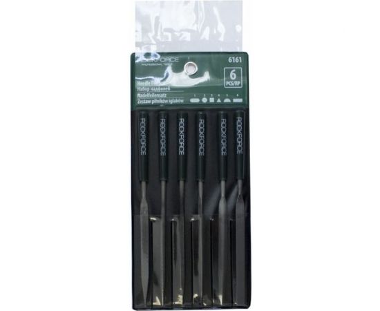 Набор надфилей Rockforce L-160 мм, 4 мм, 6 предметов RF-6161 – изображение 2