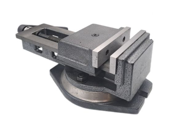 Станочные тиски TORNERI с открытым винтом поворотные L губок 136 мм, серия QB136 045768 – изображение 3