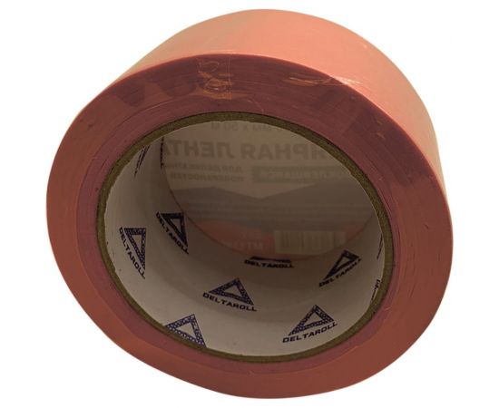 Малярная лента для деликатных поверхностей DeltaRoll розовая, 50 мм х 50 м MT115050 – изображение 4