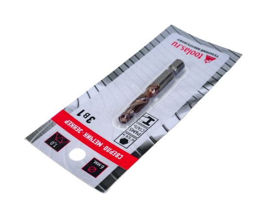 Метчик/сверло/зенкер 3 в 1 TOOLAS М6x1,0 00013013 – изображение 2