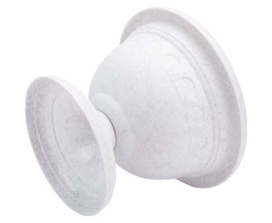 Низкий вазон Martika Колывань 0.6 л, диаметр 14 см, мрамор С142М – изображение 3