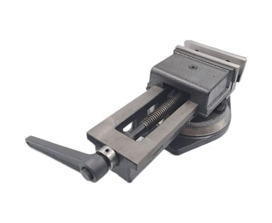 Станочные тиски TORNERI с открытым винтом поворотные L губок 136 мм, серия QB136 045768 – изображение 4