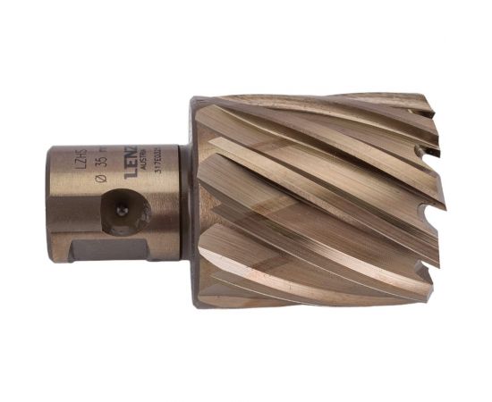 Сверло корончатое (35х30 мм; Weldon 19) LENZ LZHS-035 – изображение 3