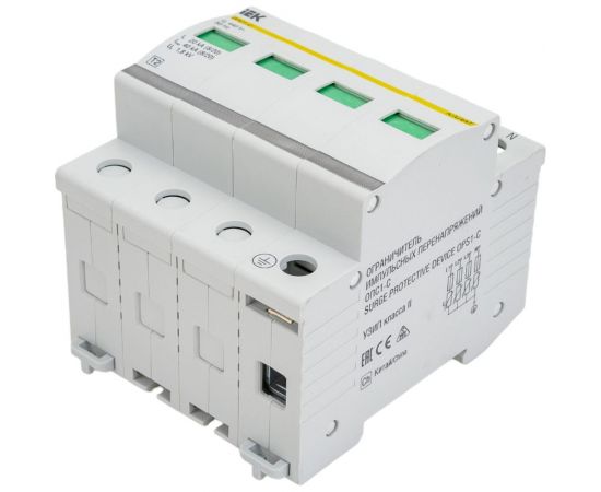 Разрядник IEK ОПС1-C, 4P, ИЭК, MOP20-4-C – изображение 4