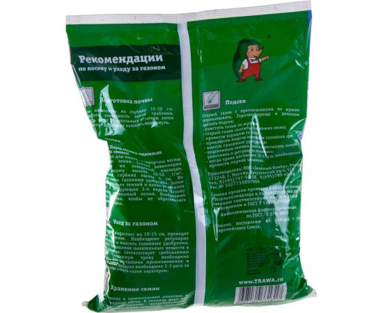 Семена газона GREEN MEADOW Декоративный газон для глинистых почв 0.5 кг 4607160331317 – изображение 3