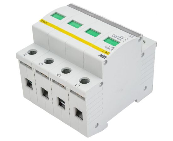 Разрядник IEK ОПС1-C, 4P, ИЭК, MOP20-4-C – изображение 3