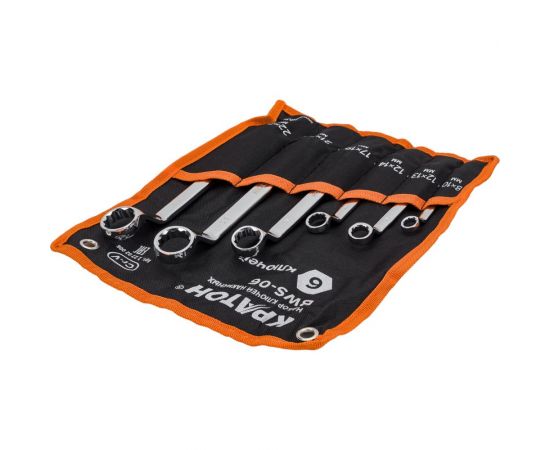 Набор накидных ключей Кратон BWS-06 6 шт. 2 27 02 006 – изображение 4