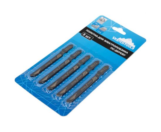 Полотно по металлу 5 шт для электролобзика vertextools T218A – изображение 4