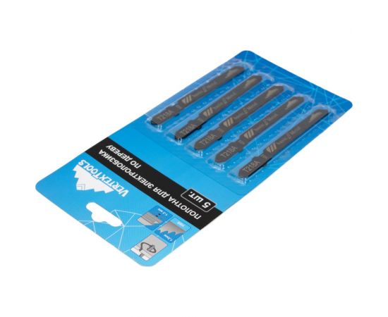 Полотно по металлу 5 шт для электролобзика vertextools T218A – изображение 2