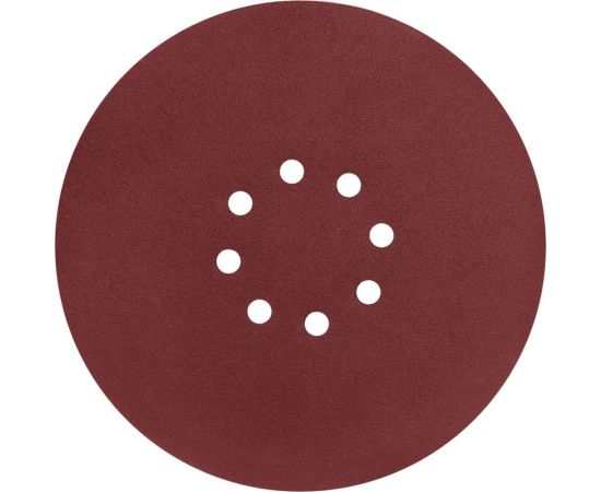 Круг абразивный перфорированный под липучку 225 мм, Р120, 5 шт vertextools 120225-120 
