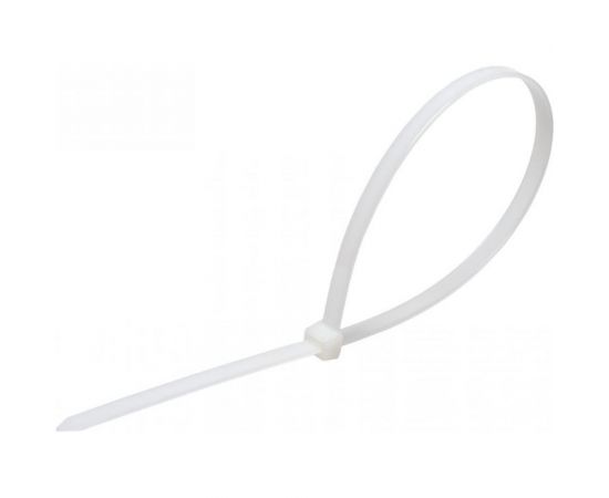Унив??рсальный пластиковый хомут ЭВРИКА белый 5.0x450мм 25шт ER-05452 