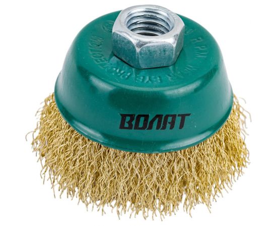 Щетка чашка гофра 65 мм, M14 для УШМ ВОЛАТ 81030-65 