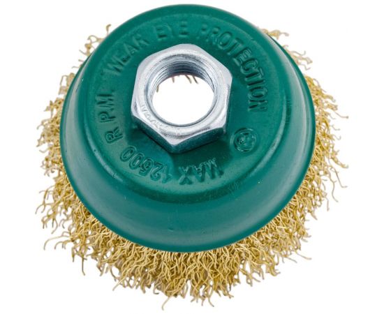 Щетка чашка гофра 65 мм, M14 для УШМ ВОЛАТ 81030-65 – изображение 5