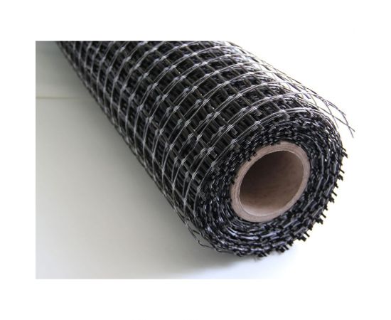 Кладочная базальтовая сетка Basalt (ячейка 25x25 мм, 30кн/м, 50 п.м) 4687203541699 