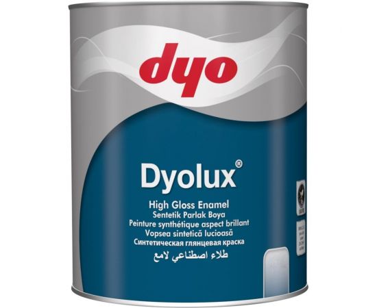 Краска-эмаль DYO 084 ""lux""(7676) серебристый, алкидная, глянцевая, 0,75 л 084-7676-64 