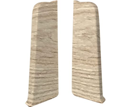 Заглушка для плинтуса Волшебная палочка Home ПВХ, 70 мм, в упаковке пара, 2 шт., 7014 УТ000075221 