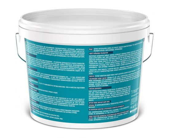 Акриловая краска ЯРОСЛАВСКИЕ КРАСКИ FAKTOR для интерьеров белая, ведро 6 кг О05356 – изображение 3
