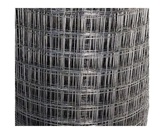 Сварная оцинкованная сетка КБР диаметр проволоки 0.6мм, ячейка 20x20мм, 1-25м KBR20200625ZNA – изображение 4