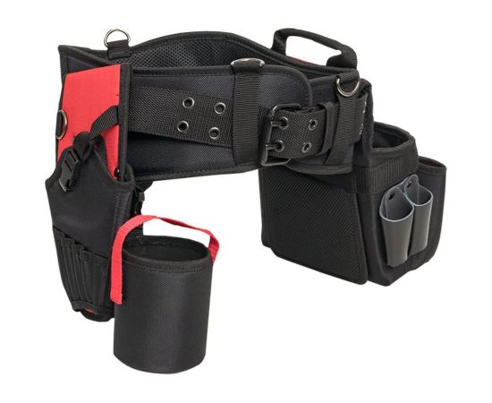 Пояс монтажника EKF с 3 сумками и разгрузочными ремнями C-15 – изображение 5